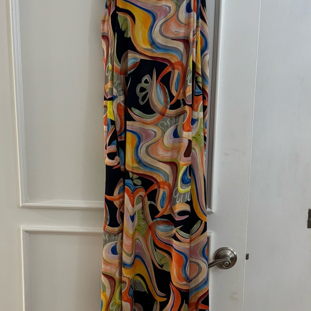 Colorful Abstract Maxi Dress